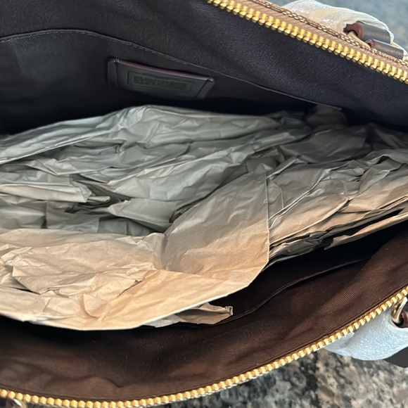 Coach canvas signature logo satchel NWT - Picture 11 of 13